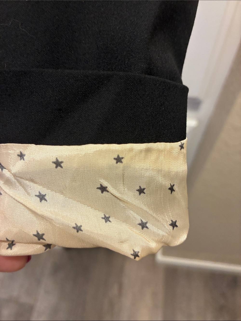Zara black one button blazer with gathered shoulders- freshly dry cleaned - Picture 12 of 15